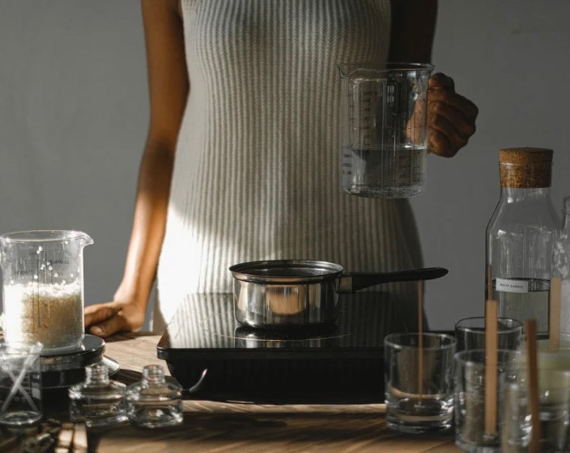 Atelier créatif de bougie de Noël