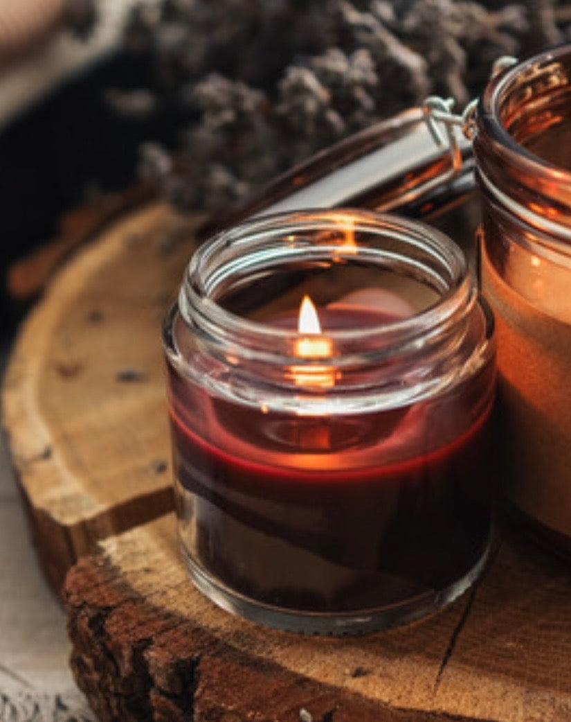 Atelier créatif de bougie de Noël